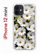 Чехол-накладка iPhone 12 mini Kruche Print Ромашки