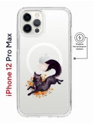 Чехол-накладка iPhone 12 Pro Max Kruche Magnet Print Fox