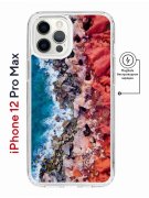 Чехол-накладка iPhone 12 Pro Max Kruche Magnet Print Морской берег