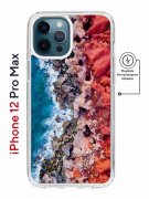 Чехол-накладка iPhone 12 Pro Max Kruche Magnet Print Морской берег