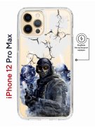 Чехол-накладка Apple iPhone 12 Pro Max (598885) Kruche PRINT Call of Duty