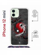 Чехол-накладка iPhone 12 mini Kruche Magrope Print Гармония