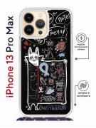 Чехол-накладка Apple iPhone 13 Pro Max (610628) Kruche PRINT Кот Питер