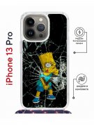 Чехол-накладка Apple iPhone 13 Pro (610630) Kruche PRINT Барт Симпсон