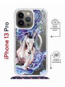 Чехол-накладка iPhone 13 Pro Kruche Magrope Print Грация