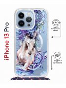 Чехол-накладка iPhone 13 Pro Kruche Magrope Print Грация