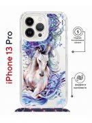Чехол-накладка iPhone 13 Pro Kruche Magrope Print Грация