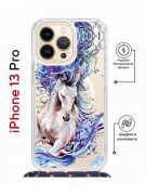 Чехол-накладка iPhone 13 Pro Kruche Magrope Print Грация