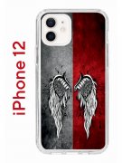 Чехол-накладка iPhone 12/12 Pro Kruche Print Крылья
