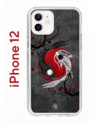 Чехол-накладка iPhone 12/12 Pro Kruche Print Гармония