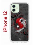 Чехол-накладка iPhone 12/12 Pro Kruche Print Гармония