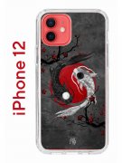 Чехол-накладка iPhone 12/12 Pro Kruche Print Гармония