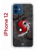 Чехол-накладка iPhone 12/12 Pro Kruche Print Гармония