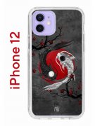Чехол-накладка iPhone 12/12 Pro Kruche Print Гармония