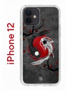 Чехол-накладка iPhone 12/12 Pro Kruche Print Гармония