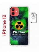 Чехол-накладка Apple iPhone 12  (598886) Kruche PRINT Toxic