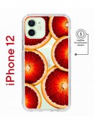 Чехол-накладка iPhone 12 Kruche Magnet Print Orange
