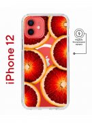 Чехол-накладка iPhone 12 Kruche Magnet Print Orange