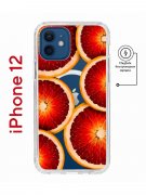 Чехол-накладка iPhone 12 Kruche Magnet Print Orange