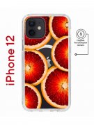 Чехол-накладка iPhone 12 Kruche Magnet Print Orange