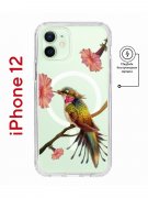 Чехол-накладка Apple iPhone 12  (598886) Kruche PRINT Колибри