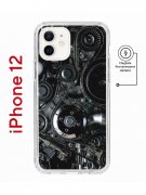 Чехол-накладка Apple iPhone 12  (598886) Kruche PRINT Двигатель