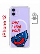 Чехол-накладка Apple iPhone 12  (598886) Kruche PRINT CAN I HUG YOU