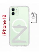 Чехол-накладка iPhone 12 Kruche Magnet Print Zet