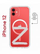 Чехол-накладка iPhone 12 Kruche Magnet Print Zet