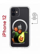 Чехол-накладка Apple iPhone 12  (598886) Kruche PRINT Авокотики