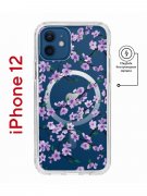 Чехол-накладка iPhone 12/12 Pro Kruche Magnet Print Сакура