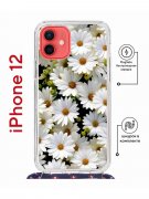 Чехол-накладка iPhone 12/12 Pro Kruche Magrope Print Ромашки