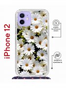 Чехол-накладка iPhone 12/12 Pro Kruche Magrope Print Ромашки