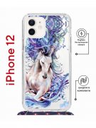 Чехол-накладка iPhone 12/12 Pro Kruche Magrope Print Грация