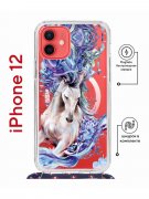 Чехол-накладка iPhone 12/12 Pro Kruche Magrope Print Грация