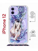 Чехол-накладка iPhone 12/12 Pro Kruche Magrope Print Грация