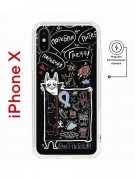 Чехол-накладка Apple iPhone X (598892) Kruche PRINT Кот Питер