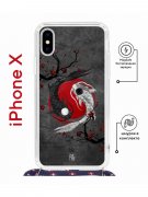 Чехол-накладка iPhone X/XS Kruche Magrope Print Гармония