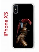Чехол-накладка iPhone X/XS Kruche Print Гладиатор
