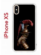Чехол-накладка iPhone X/XS Kruche Print Гладиатор