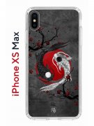 Чехол-накладка iPhone XS Max Kruche Print Гармония