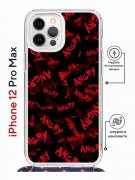 Чехол-накладка iPhone 12 Pro Max Kruche Magrope Print Angry