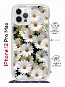 Чехол-накладка iPhone 12 Pro Max Kruche Magrope Print Ромашки