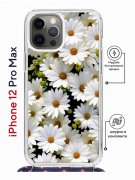 Чехол-накладка iPhone 12 Pro Max Kruche Magrope Print Ромашки