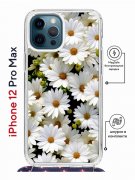 Чехол-накладка iPhone 12 Pro Max Kruche Magrope Print Ромашки