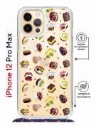 Чехол-накладка Apple iPhone 12 Pro Max (598924) Kruche PRINT Cake