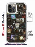 Чехол-накладка Apple iPhone 12 Pro Max (598924) Kruche PRINT Плейлисты