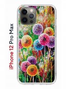 Чехол-накладка iPhone 12 Pro Max Kruche Print Одуванчики