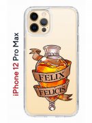 Чехол-накладка Apple iPhone 12 Pro Max (588923) Kruche PRINT Felix Felicis