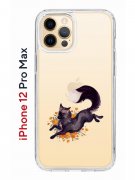 Чехол-накладка iPhone 12 Pro Max Kruche Print Fox